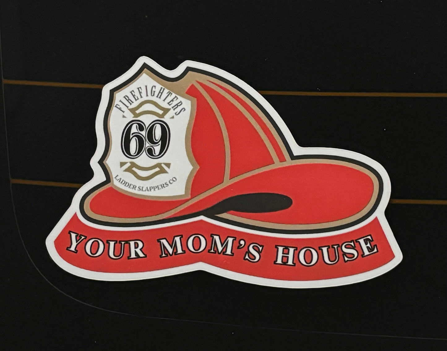 Your Mom's House Helmet sticker