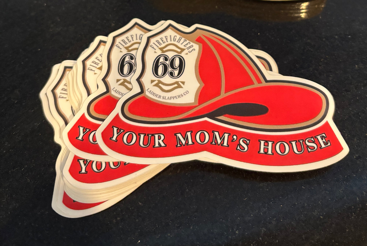 Your Mom's House Helmet sticker